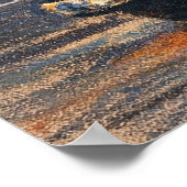 Classic Diner - Pastel Impressionism Paint Style Poster (Hoek)