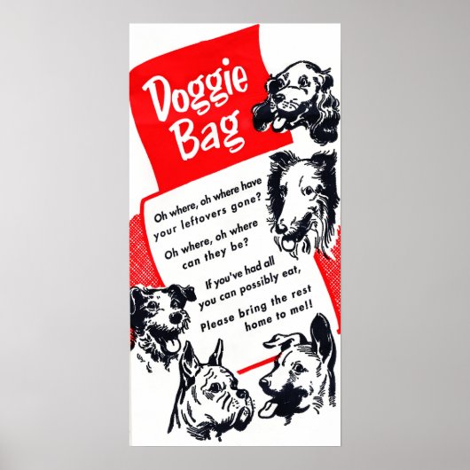 Classic Doggie Bag Graphic Poster (Voorkant)