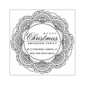 CLASSIC  DOUANESCHRISTMAS ADRES RUBBERSTEMPEL (Afrduk)
