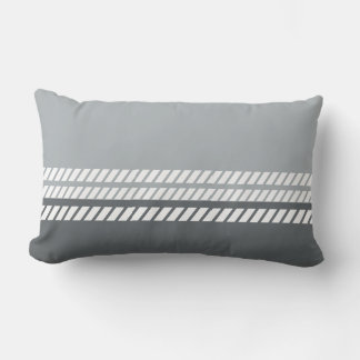 Classic Dove Grey & Dark Grey with Stripes  Kussen