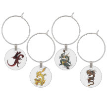 Classic dragon Wine Charms