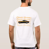 Classic Dreams Vintage Car T-shirt (Achterkant)