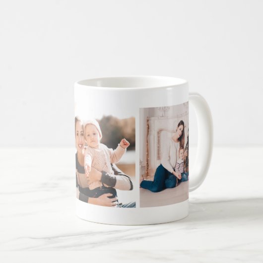 Classic drie fotos collage Mok (Voorkant rechts)