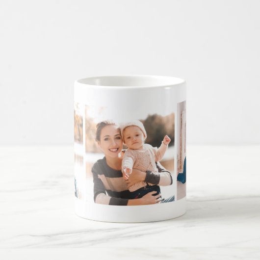 Classic drie fotos collage Mok (Center)