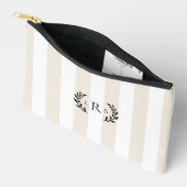Classic Drie Initiaal Laurel Monogram Etui (Open)