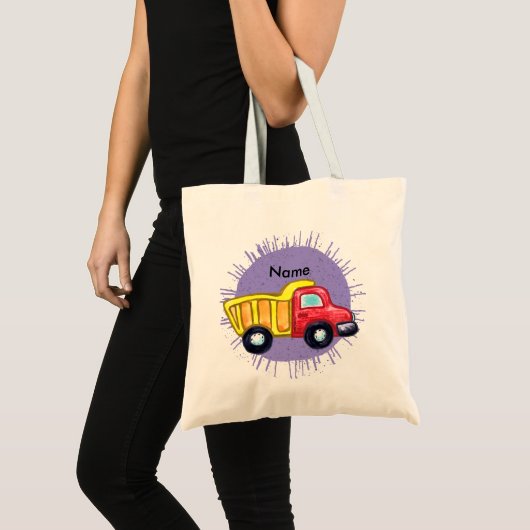 Classic Dump Truck Canvas tas (Voorkant (product))