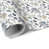 Classic Dusk Floral Cadeaupapier (Rol Hoek)