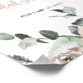 Classic Dusty Pink Rose Vrijgezellenfeest Welkom Poster (Hoek)