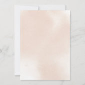 Classic Dusty Roze Rose Kitchen Tea Vrijgezellenfe Kaart (Achterkant)