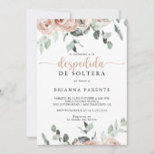 Classic Dusty Roze Spaans Vrijgezellenfeest Kaart (Voorkant)