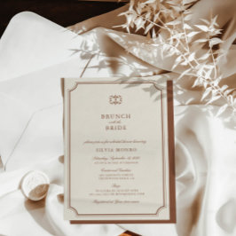 Classic Ecru Brunch met het bruid Vrijgezellenfees