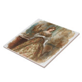 Classic, Een visioen van Victoriaans schoonheid Tegeltje (Zijkant)