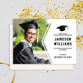 CLASSIC EENVOUDIGE aankondiging van het Afstuderen