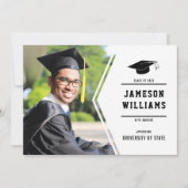 CLASSIC EENVOUDIGE aankondiging van het Afstuderen (Voorkant)