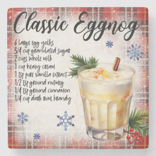 Classic Eggnog Recept Marmeren Onderzetter