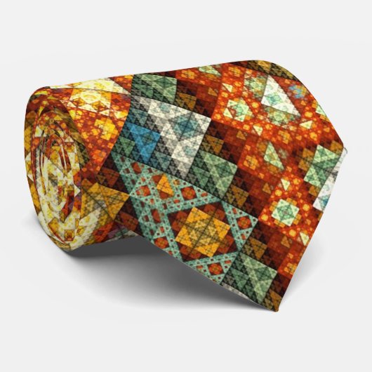 Classic Egyptian Patterned Stropdas (Opgerold)