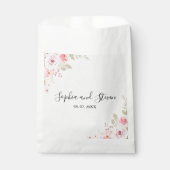 Classic Elegance: Blush Rose Wedding Bedankzakje (Voorkant)