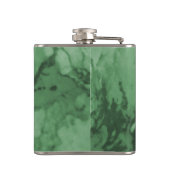 Classic Elegance Luxury | Groene marmer Stone Heupfles (Achterkant)