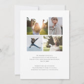 Classic Elegance Script Afstuderen aankondiging (Achterkant)