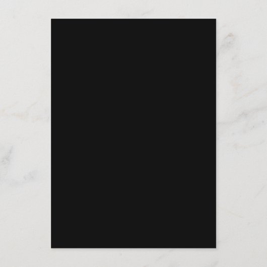 Classic Elegance Script Black Weduwen Reception Informatiekaartje (Achterkant)