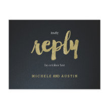 Classic Elegance - Wedding RSVP Briefkaart