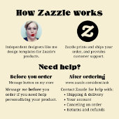 Classic Elegant 2-Photo Funeral/Memorial Drieluik Programma