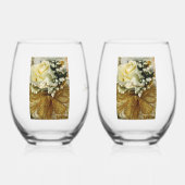 Classic & Elegant, 50e Jubileum wijnglazen Wijnglas Zonder Voet (Voorkant)