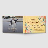 Classic Elegant Bloemen Waterverf Pensioen Partij Gastenboek (Volledig)