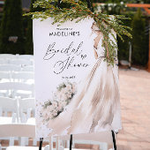 Classic Elegant Bride om Gown Vrijgezellenfeest te Poster