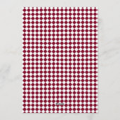 Classic Elegant Burgundy Valentines Bridal Shower Kaart (Achterkant)