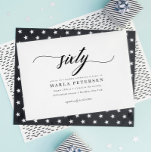 Classic Elegant Calligraphy Script 60th Birthday Kaart<br><div class="desc">Klassieke Elegant Calligraphy Script 60th Birthday Invitation</div>