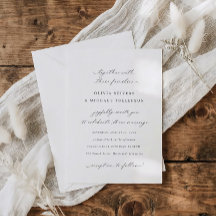 Classic Elegant Calligraphy Traditional Wedding
