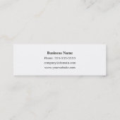 Classic Elegant Consultant Visitekaartje (Achterkant)