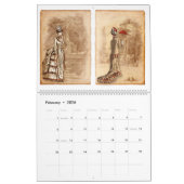Classic Elegant Dames  Stijl Schilderkunst Kalender (Feb 2026)
