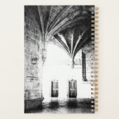 Classic Elegant Gothic Arch Stylish Monogram Planner (Achterkant)