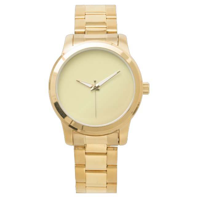 Classic Elegant Goud Blauwgroen Vrouwen Horloge (Voorkant)