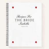 Classic Elegant Hearts Vrijgezellenfeest Cadeaurec Notitieboek (Voorkant)