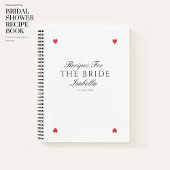 Classic Elegant Hearts Vrijgezellenfeest Cadeaurec Notitieboek
