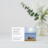 Classic Elegant Insurance Consultant Visitekaartje (Staand voorkant)