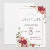 Classic & Elegant Kaart (Voorkant / Achterkant)