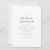 Classic Elegant Minimalistisch Eenvoudig Vrijgezel Kaart (Voorkant)