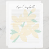 Classic Elegant Monogram Script Stationery (Voorkant / Achterkant)