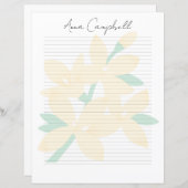 Classic Elegant Monogram Script Stationery (Voorkant / Achterkant)