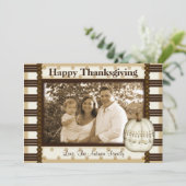 Classic Elegant Pumpkin Wenskaart Kaart (Staand voorkant)