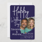 Classic Elegant Script bruiloft uitnodiging (Voorkant)