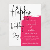 Classic Elegant Script bruiloft uitnodiging (Voorkant)