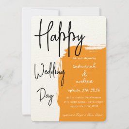 Classic Elegant Script bruiloft uitnodiging