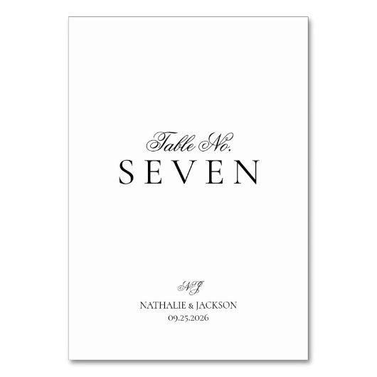 Classic Elegant Script Wedding Kaart (Achterkant)