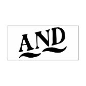 Classic  "en" typografie Rubber Art Stamp Rubberstempel (Afrduk)