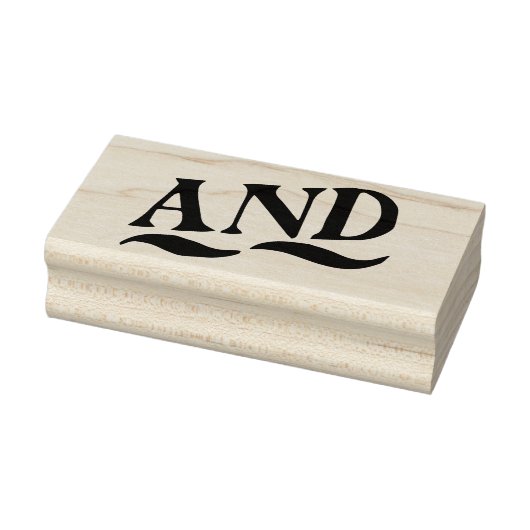 Classic  "en" typografie Rubber Art Stamp Rubberstempel (Stempel)